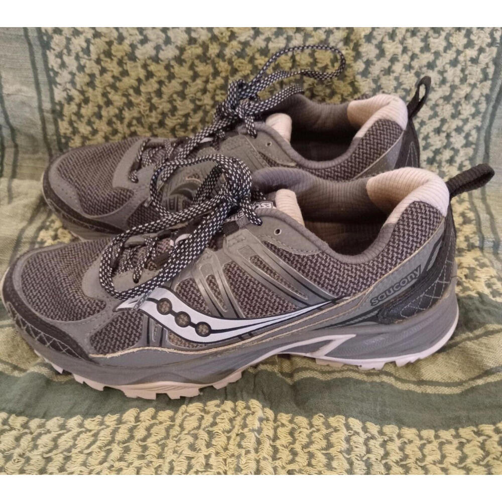 Saucony Women's Size 8 Grid Escape TR4 Grey/Black Athletic Shoes S15423-5  sb4